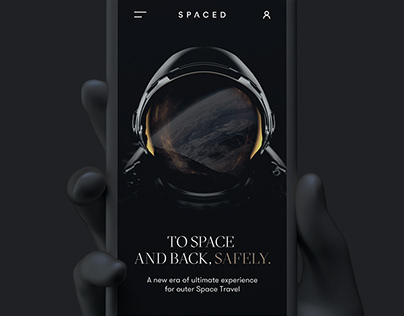 SPACED — Homepage Concept
